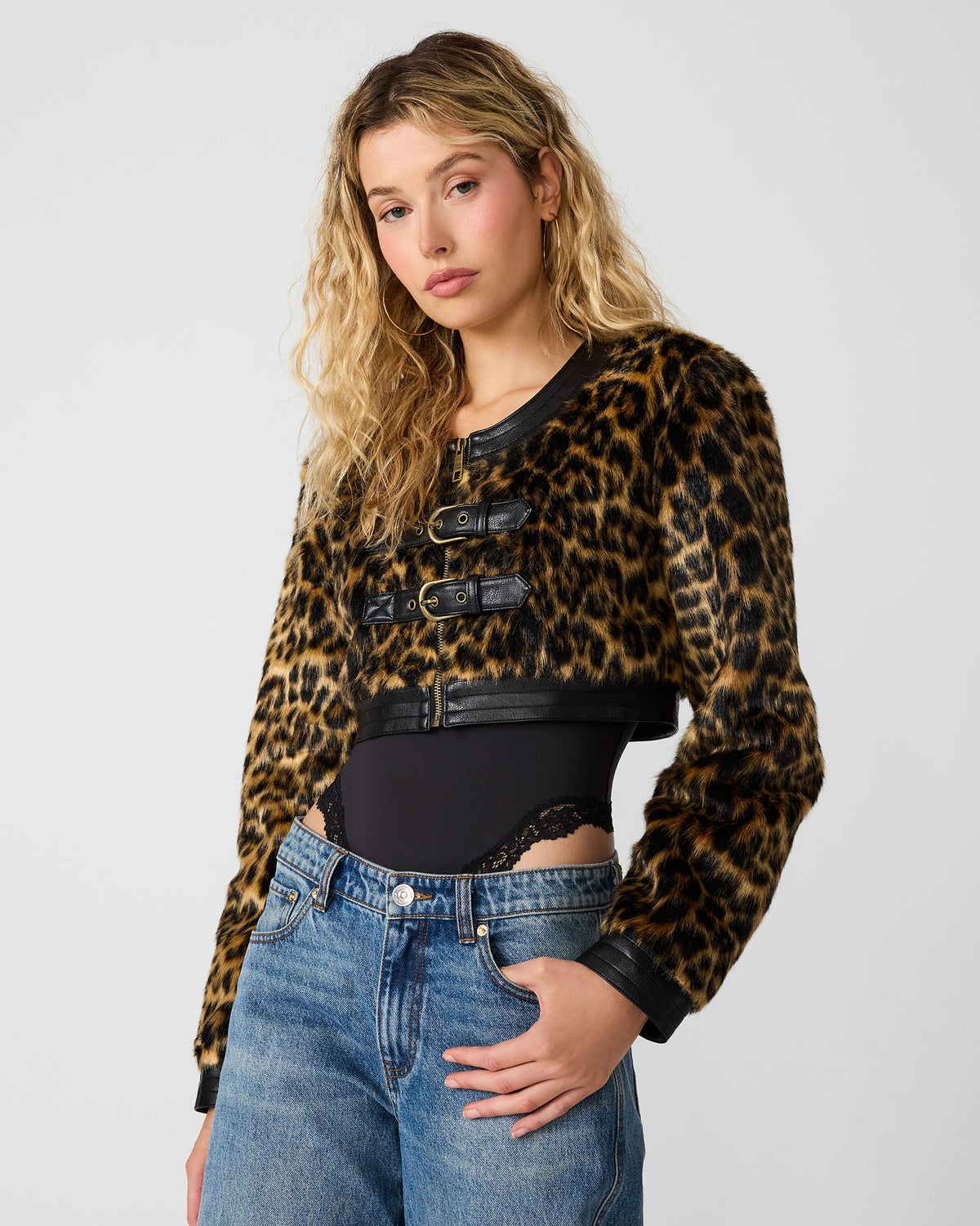 FELICITEY JACKET LEOPARD  Famous | Online Store