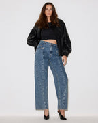 THE SEAMED SYDNEE JEAN IMPERIAL BLUE  Famous | Online Store