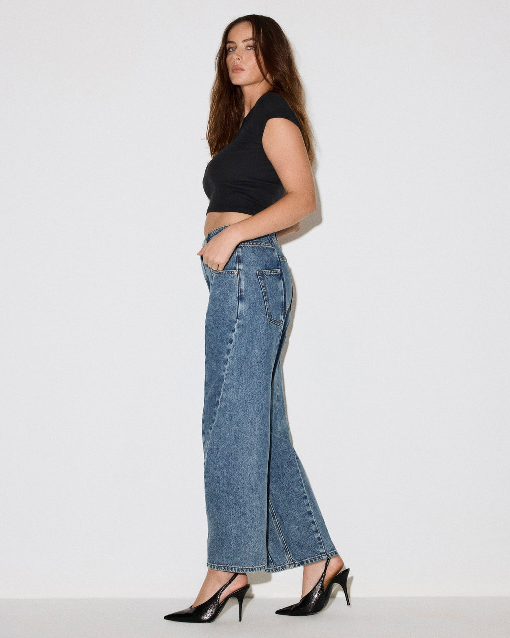 THE SEAMED SYDNEE JEAN IMPERIAL BLUE  Famous | Online Store