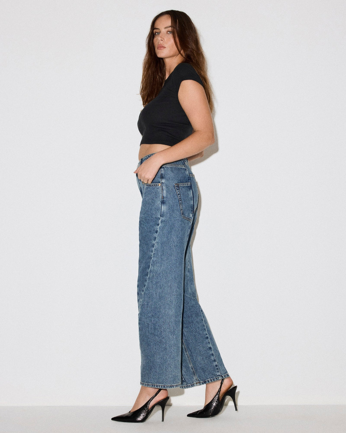THE SEAMED SYDNEE JEAN IMPERIAL BLUE  Famous | Online Store
