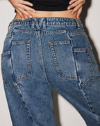 THE SEAMED SYDNEE JEAN IMPERIAL BLUE  Famous | Online Store