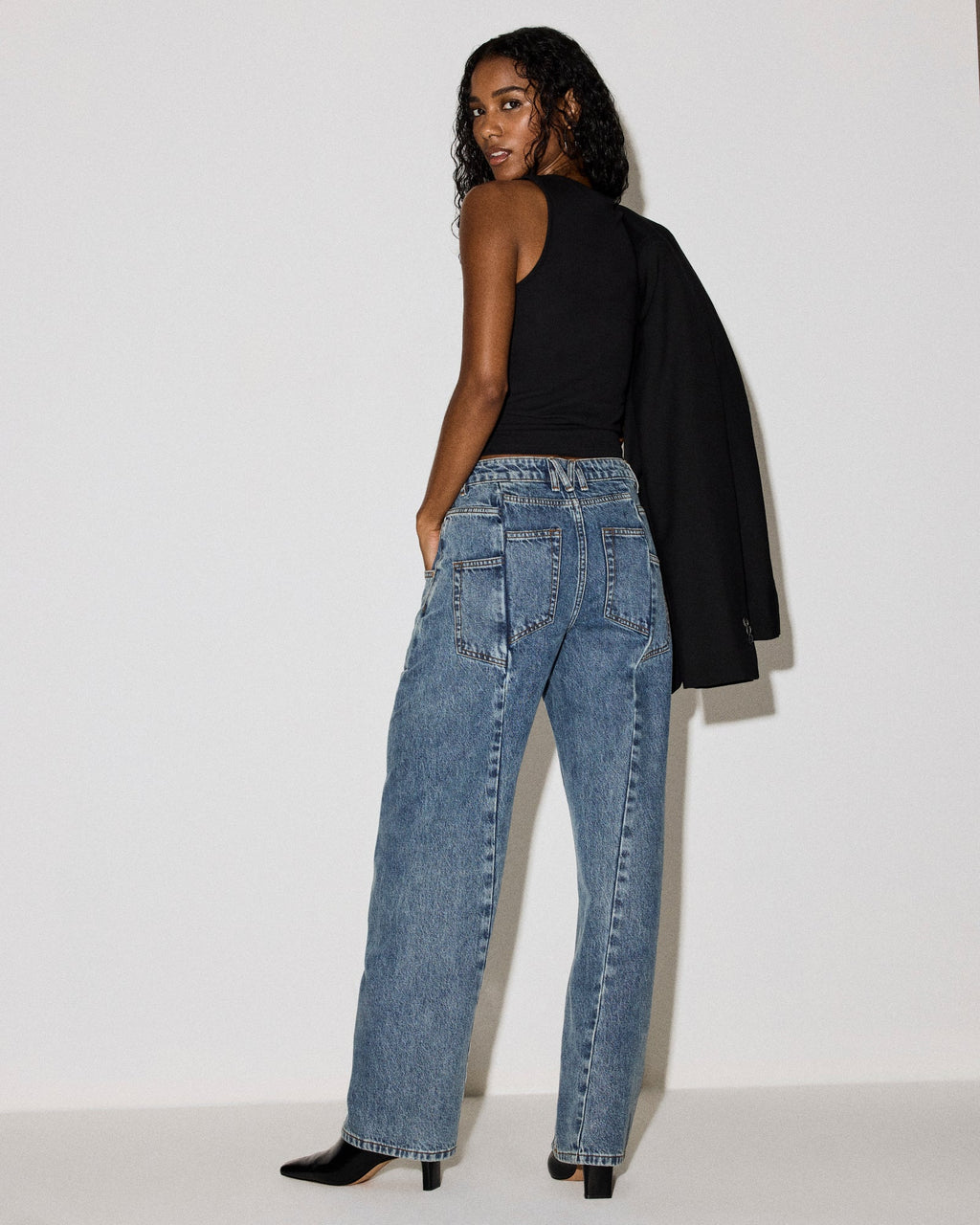 THE SEAMED SYDNEE JEAN IMPERIAL BLUE  Famous | Online Store