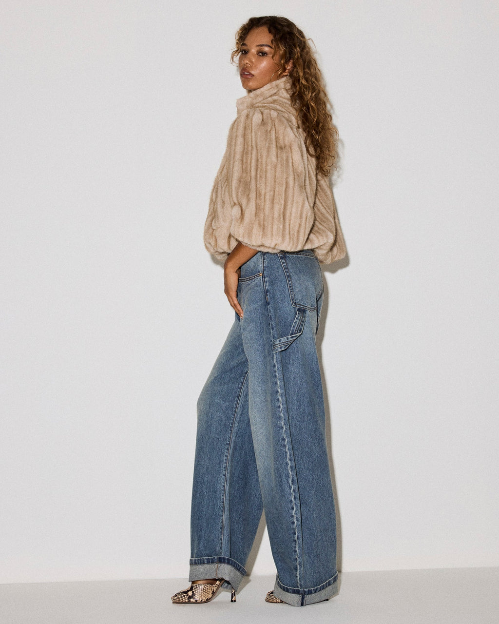 THE PERRY JEAN IMPERIAL BLUE  Famous | Online Store