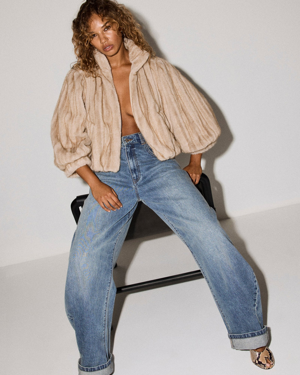 THE PERRY JEAN IMPERIAL BLUE  Famous | Online Store