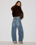THE PERRY JEAN IMPERIAL BLUE  Famous | Online Store