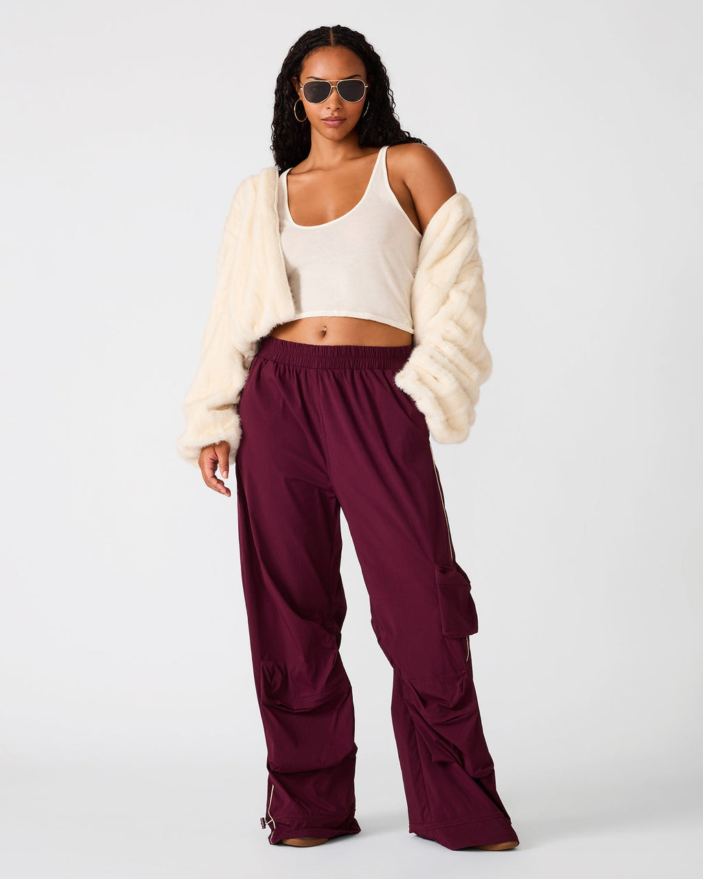 JACEY PANT DEEP FIG  Famous | Online Store
