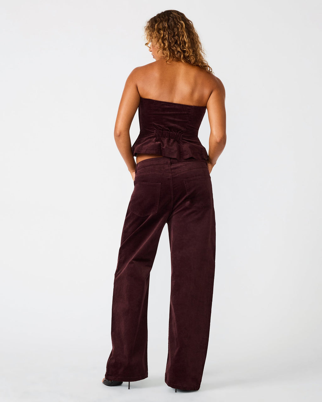 SYDNEE PANT DEEP FIG  Famous | Online Store