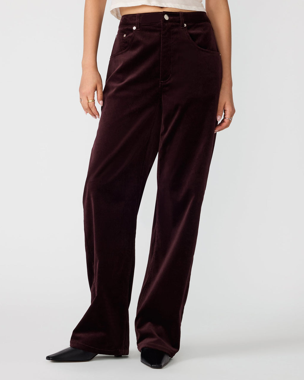 SYDNEE PANT DEEP FIG  Famous | Online Store