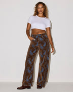 THE SYDNEE JEAN TEAL PAISLEY  Famous | Online Store