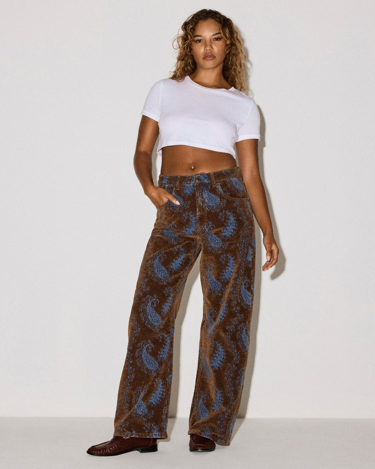 THE SYDNEE JEAN TEAL PAISLEY  Famous | Online Store