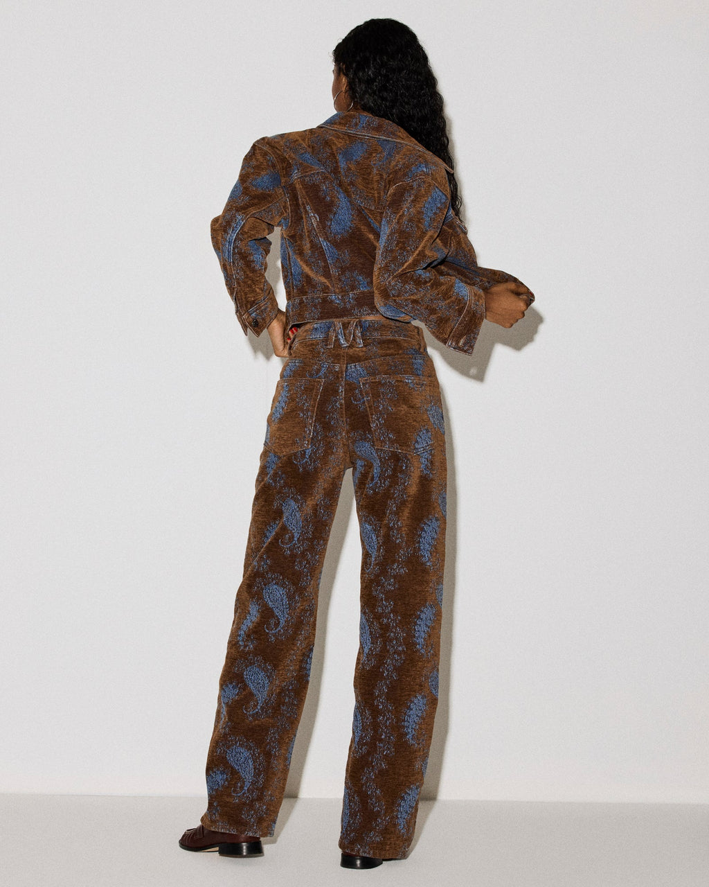 THE SYDNEE JEAN TEAL PAISLEY  Famous | Online Store