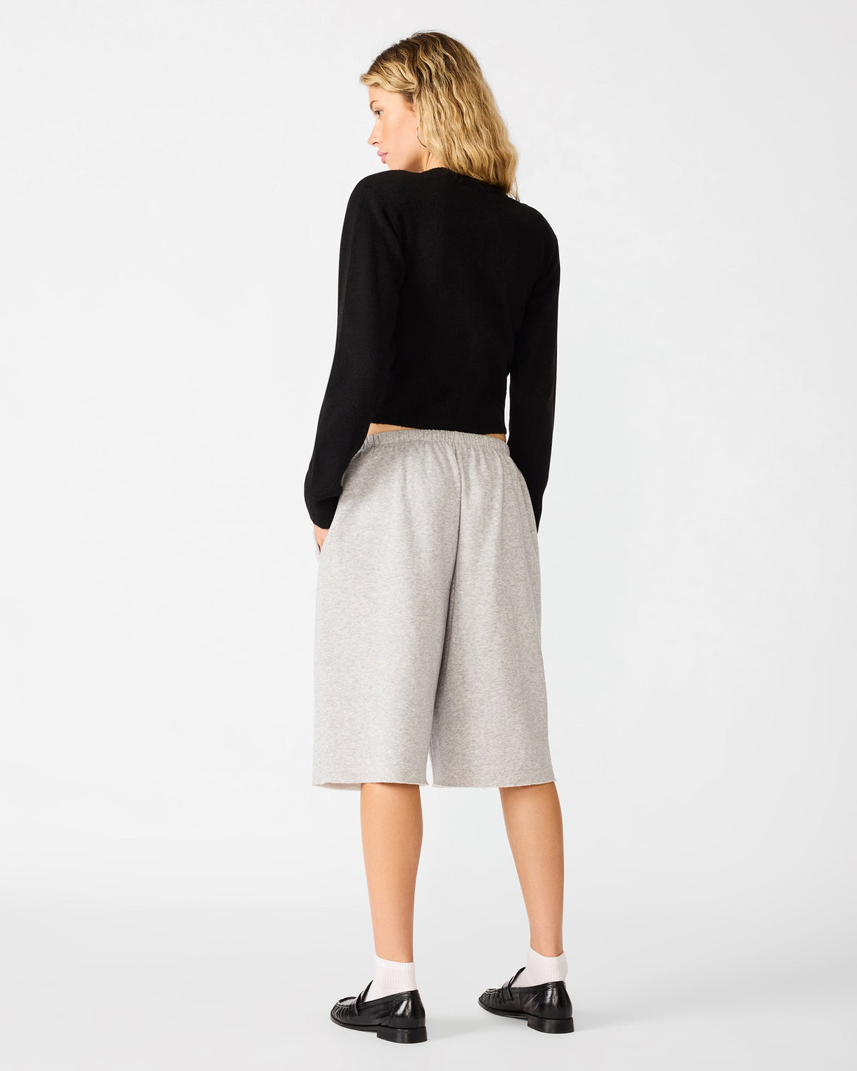 FLEECE SWEAT SHORT LIGHT HEATHER GREY  Famous | Online Store