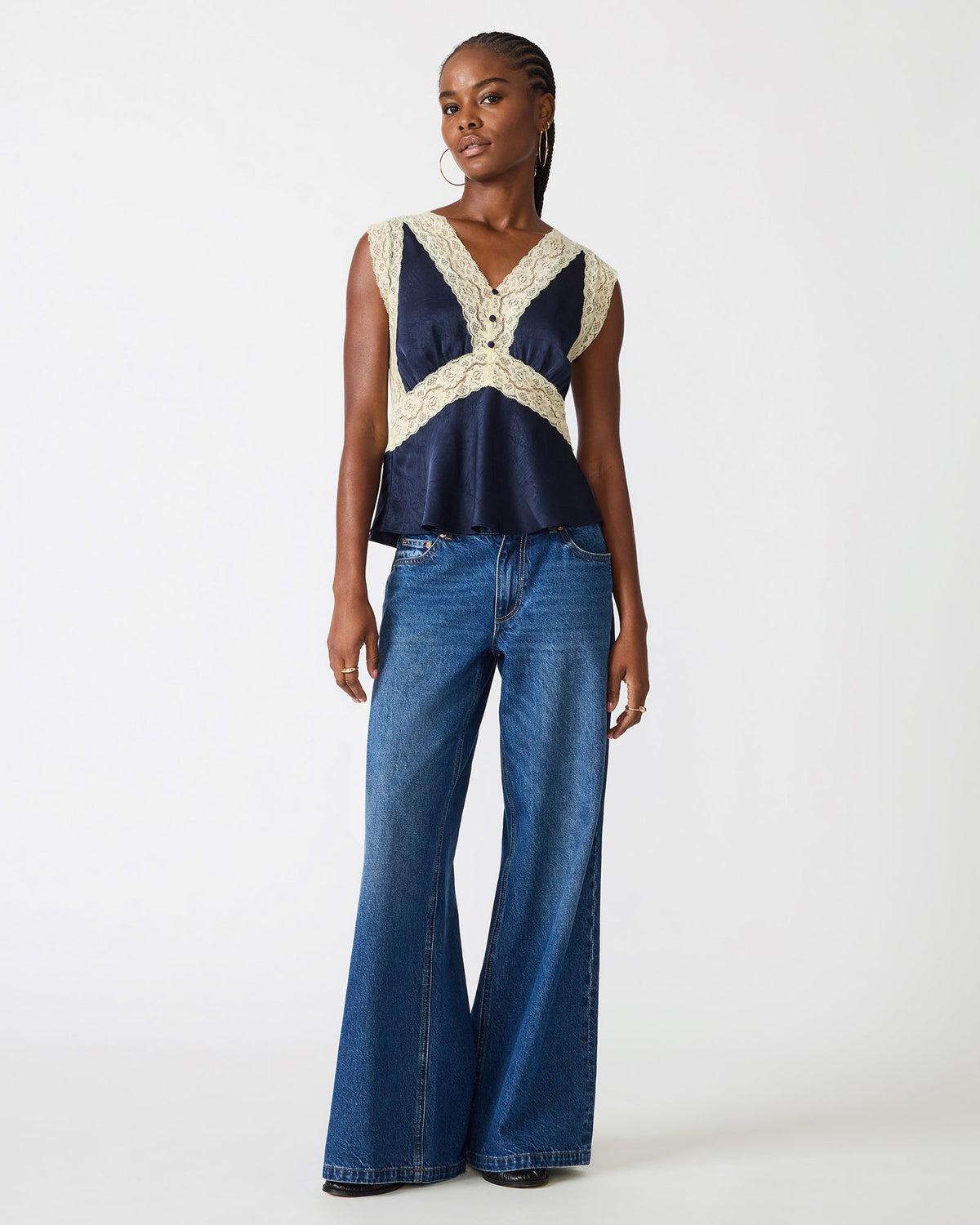 ELINOR TOP MIDNIGHT  Famous | Online Store