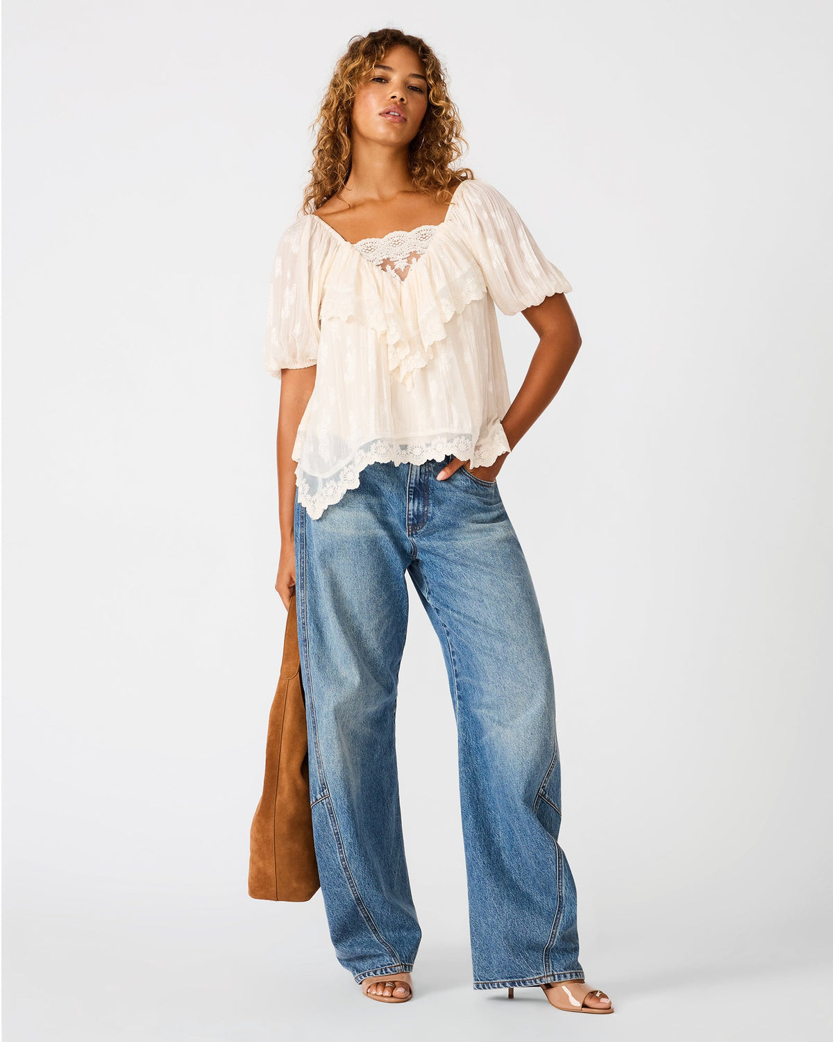 VICKIE TOP CREAM  Famous | Online Store
