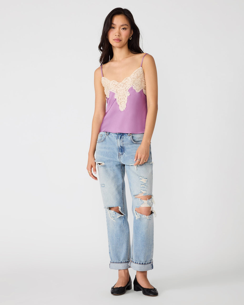 MIRIAH TOP DUSTY LAVENDER  Famous | Online Store