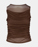 ROMAN KNIT TOP WALNUT  Famous | Online Store
