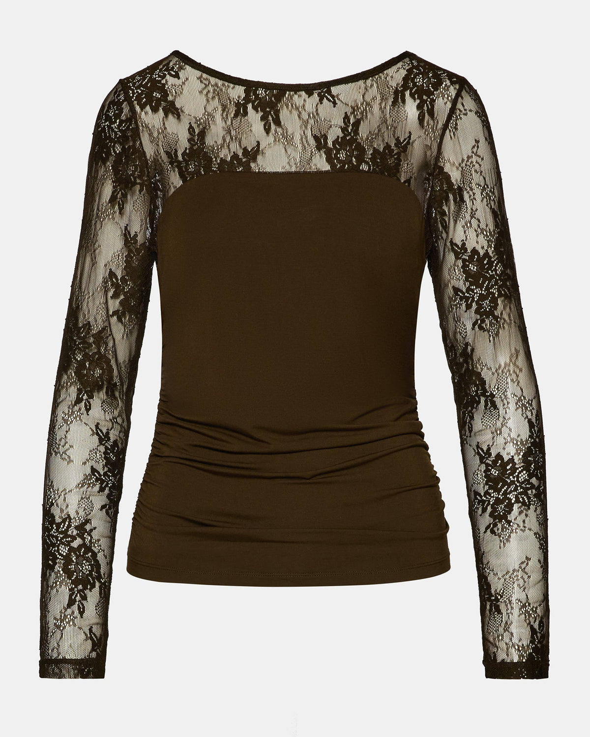 REESE KNIT TOP DARK ESPRESSO  Famous | Online Store