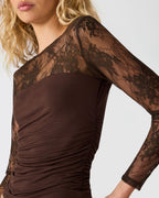 REESE KNIT TOP DARK ESPRESSO  Famous | Online Store