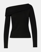 RYDER KNIT TOP BLACK  Famous | Online Store