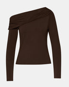 RYDER KNIT TOP WALNUT  Famous | Online Store