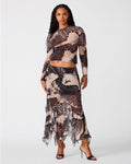 SANDY KNIT TOP MOON SHADOW  Famous | Online Store