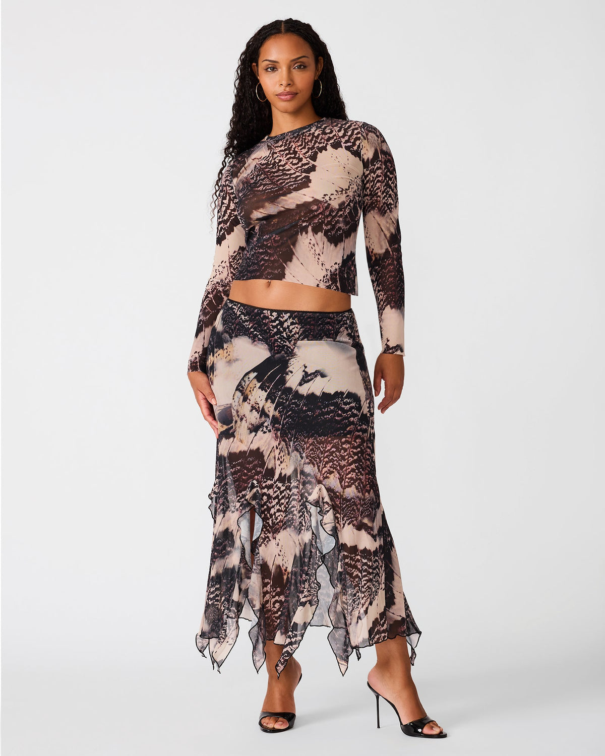 SANDY KNIT TOP MOON SHADOW  Famous | Online Store