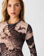 SANDY KNIT TOP MOON SHADOW  Famous | Online Store