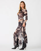 SANDY KNIT TOP MOON SHADOW  Famous | Online Store