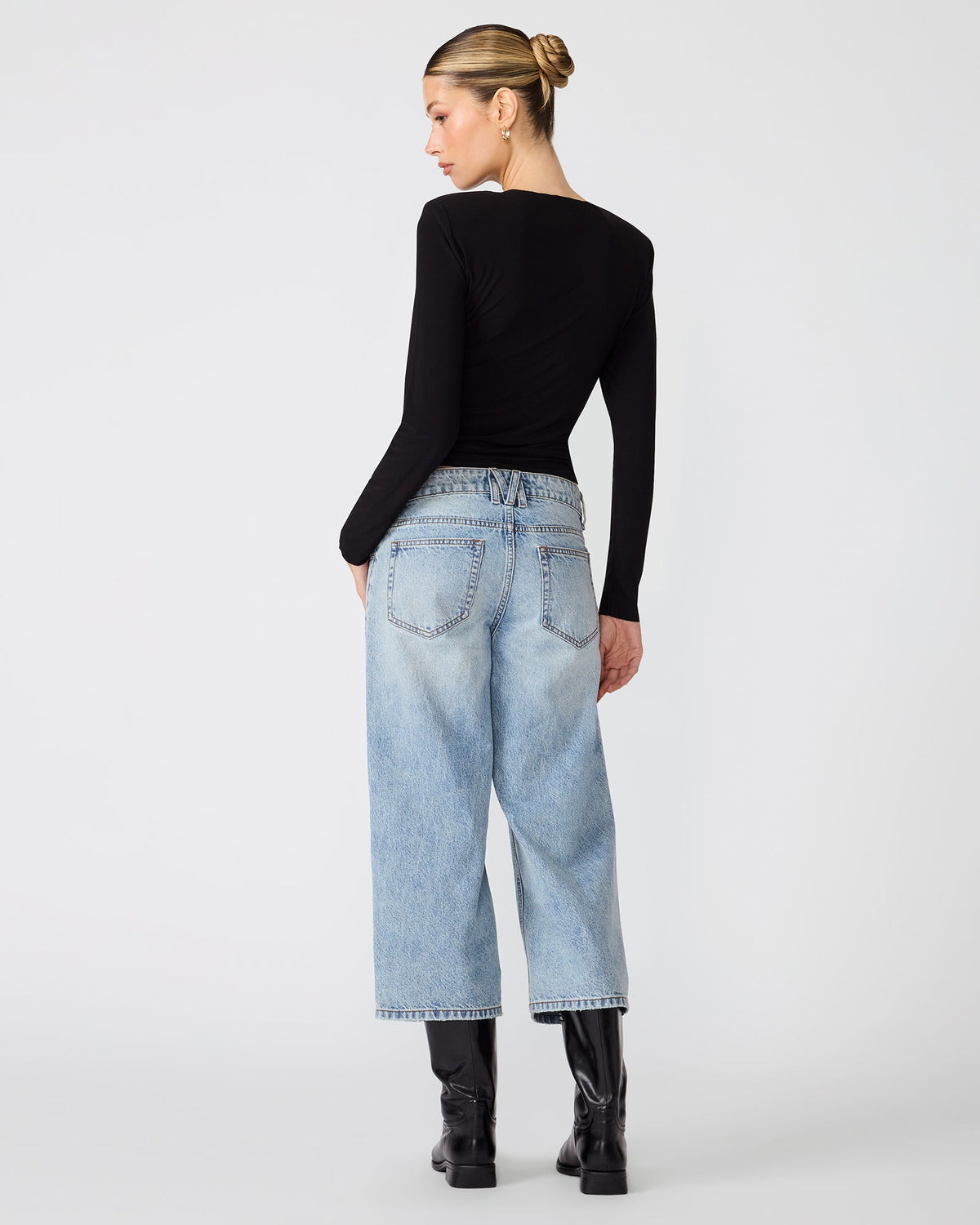 SELINE KNIT TOP BLACK  Famous | Online Store
