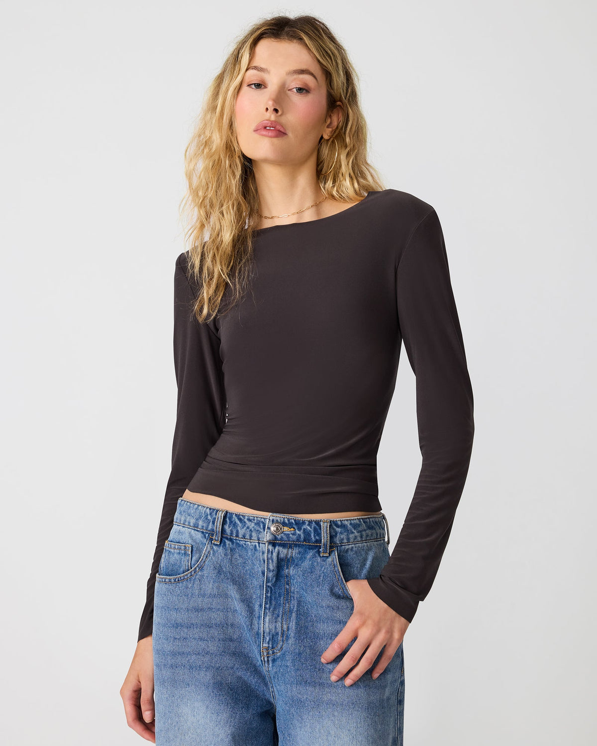 SELINE KNIT TOP DARK ESPRESSO  Famous | Online Store