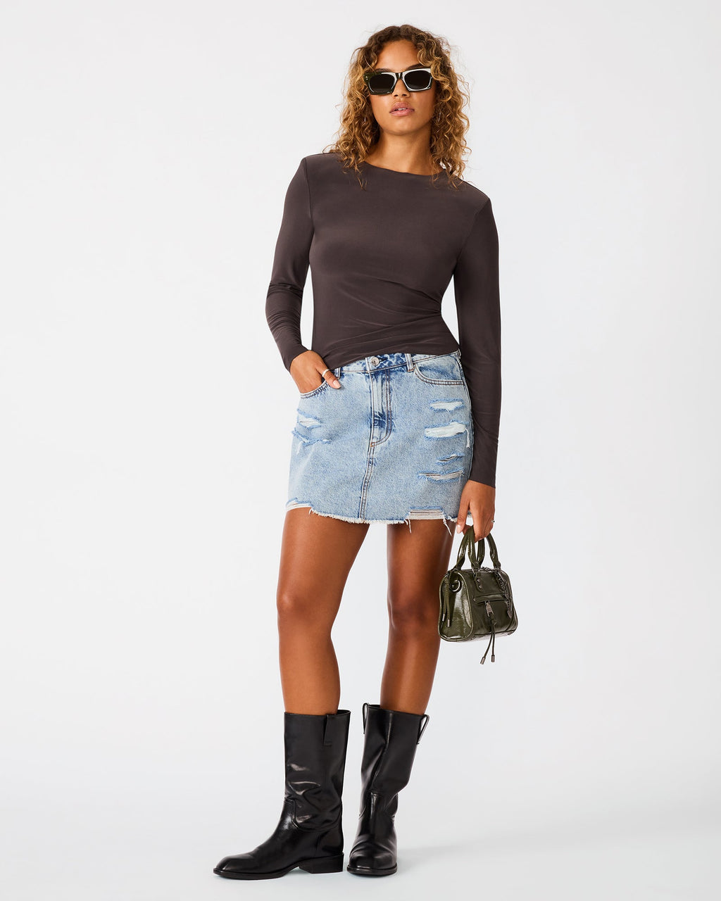 SELINE KNIT TOP DARK ESPRESSO  Famous | Online Store