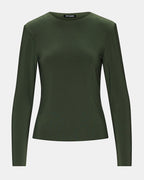 SELINE KNIT TOP DARK OLIVE  Famous | Online Store