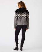 MORA SWEATER BLACK MULTI  Famous | Online Store