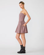 PAULINNA DRESS BLUSH PLAID  Famous | Online Store