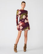 LARISA DRESS BLURRY FLORAL  Famous | Online Store