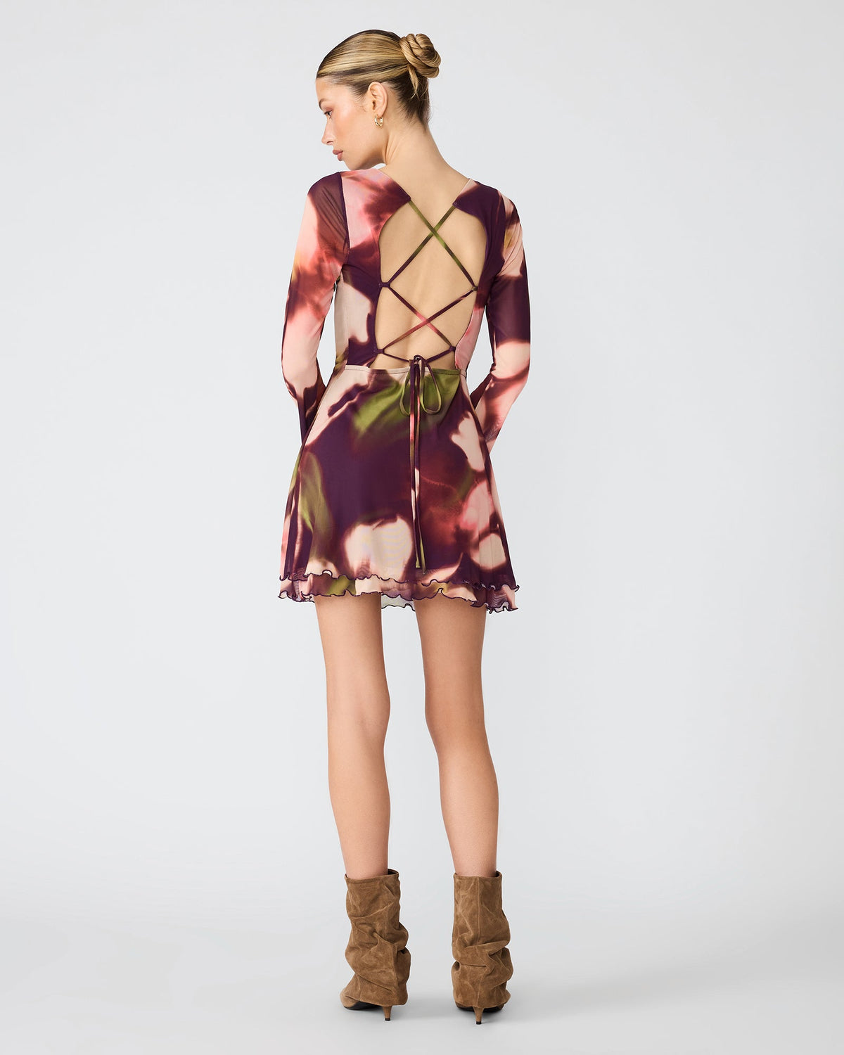 LARISA DRESS BLURRY FLORAL  Famous | Online Store