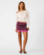CINDI SKIRT DEEP FIG