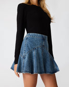 NATALIE SKIRT IMPERIAL BLUE  Famous | Online Store