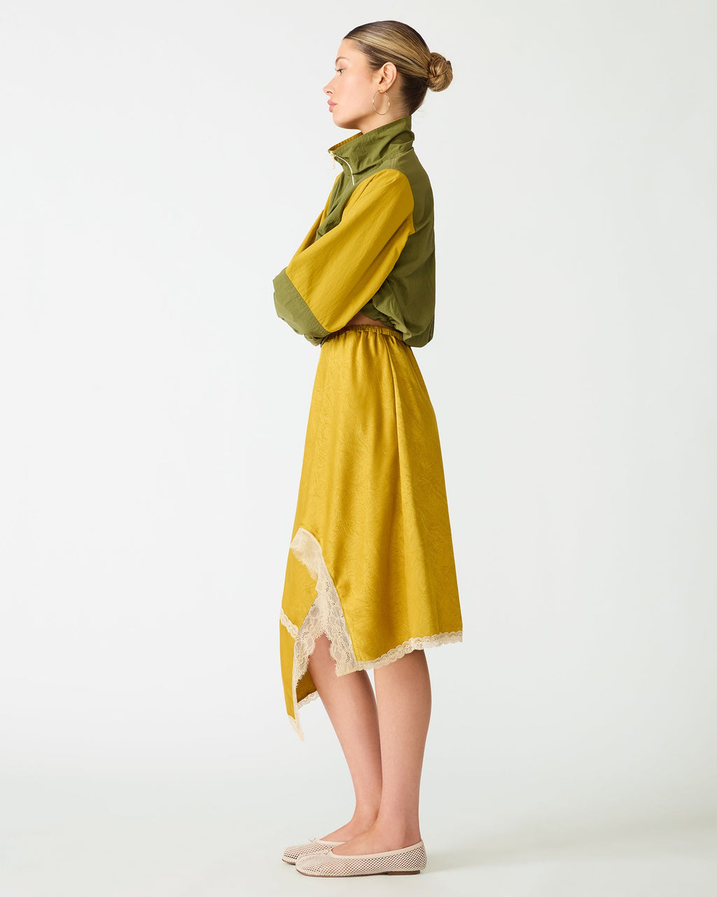 SEREENA SKIRT OILSLICK  Famous | Online Store