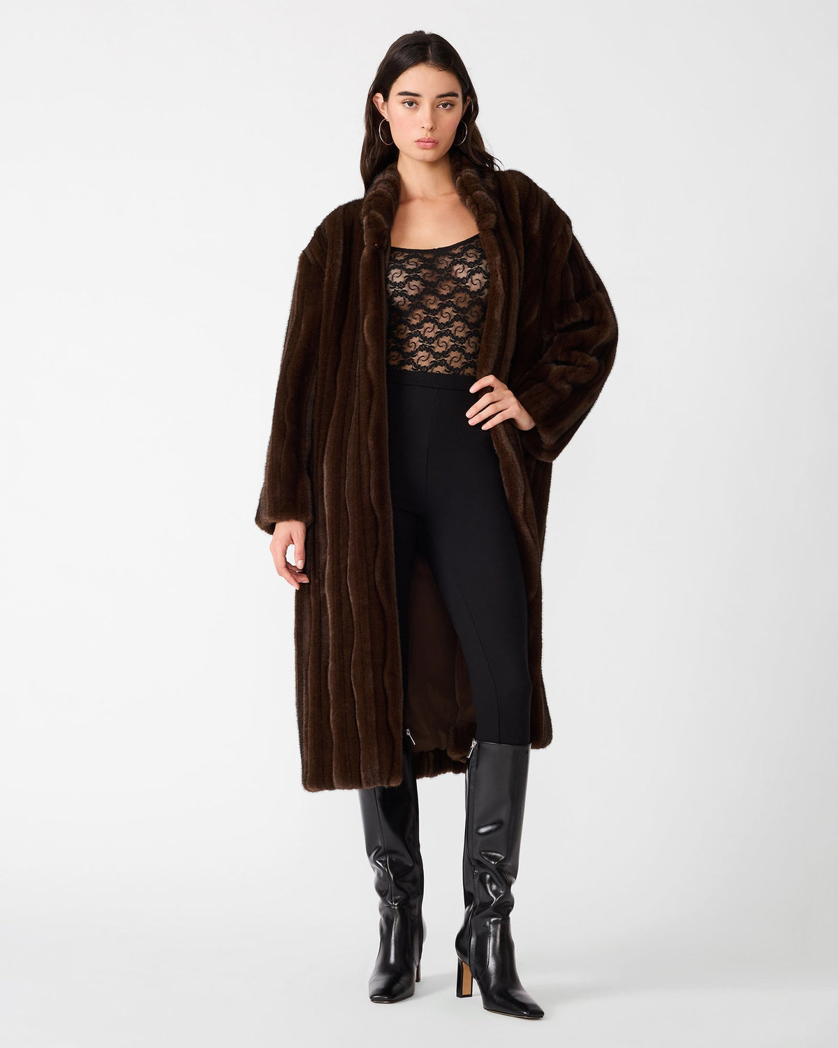PECLAIR COAT WOLF BROWN  Famous | Online Store