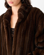 PECLAIR COAT WOLF BROWN  Famous | Online Store