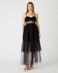 EMILY TULLE DRESS BLACK  Famous | Online Store
