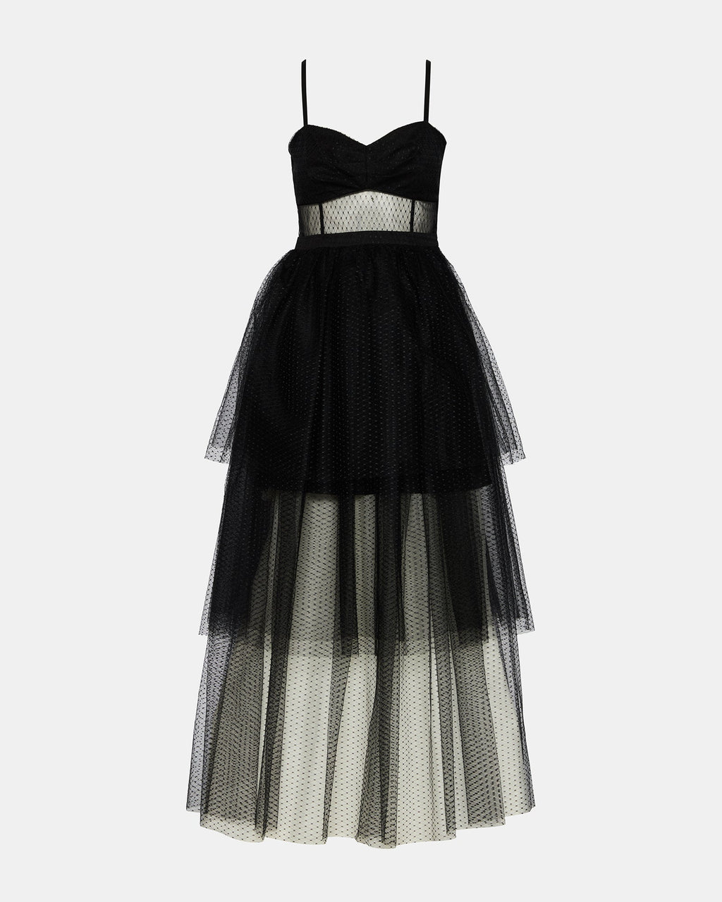 EMILY TULLE DRESS BLACK  Famous | Online Store