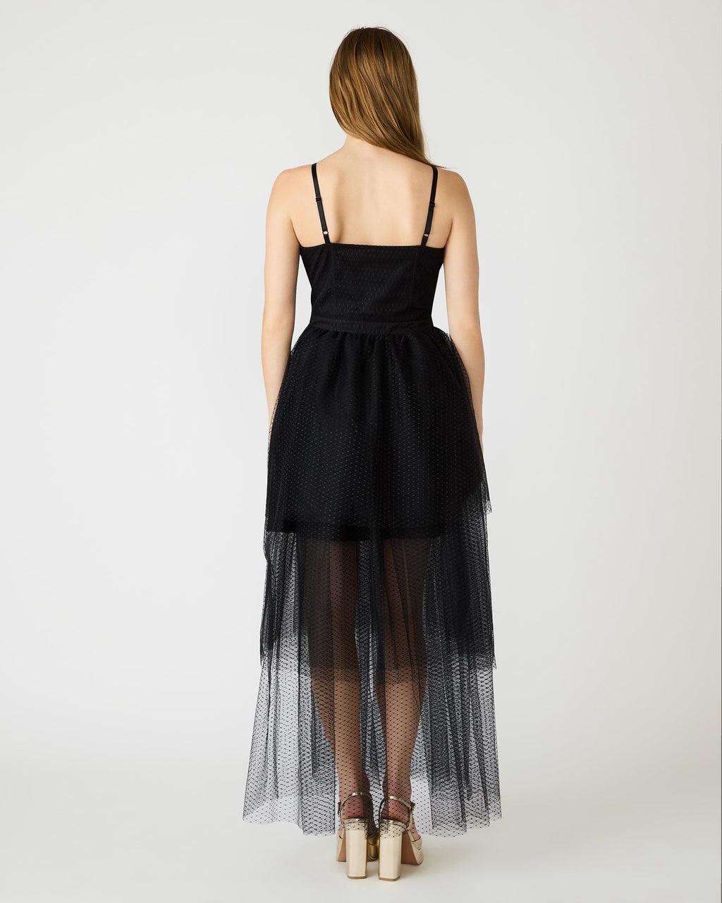 EMILY TULLE DRESS BLACK  Famous | Online Store