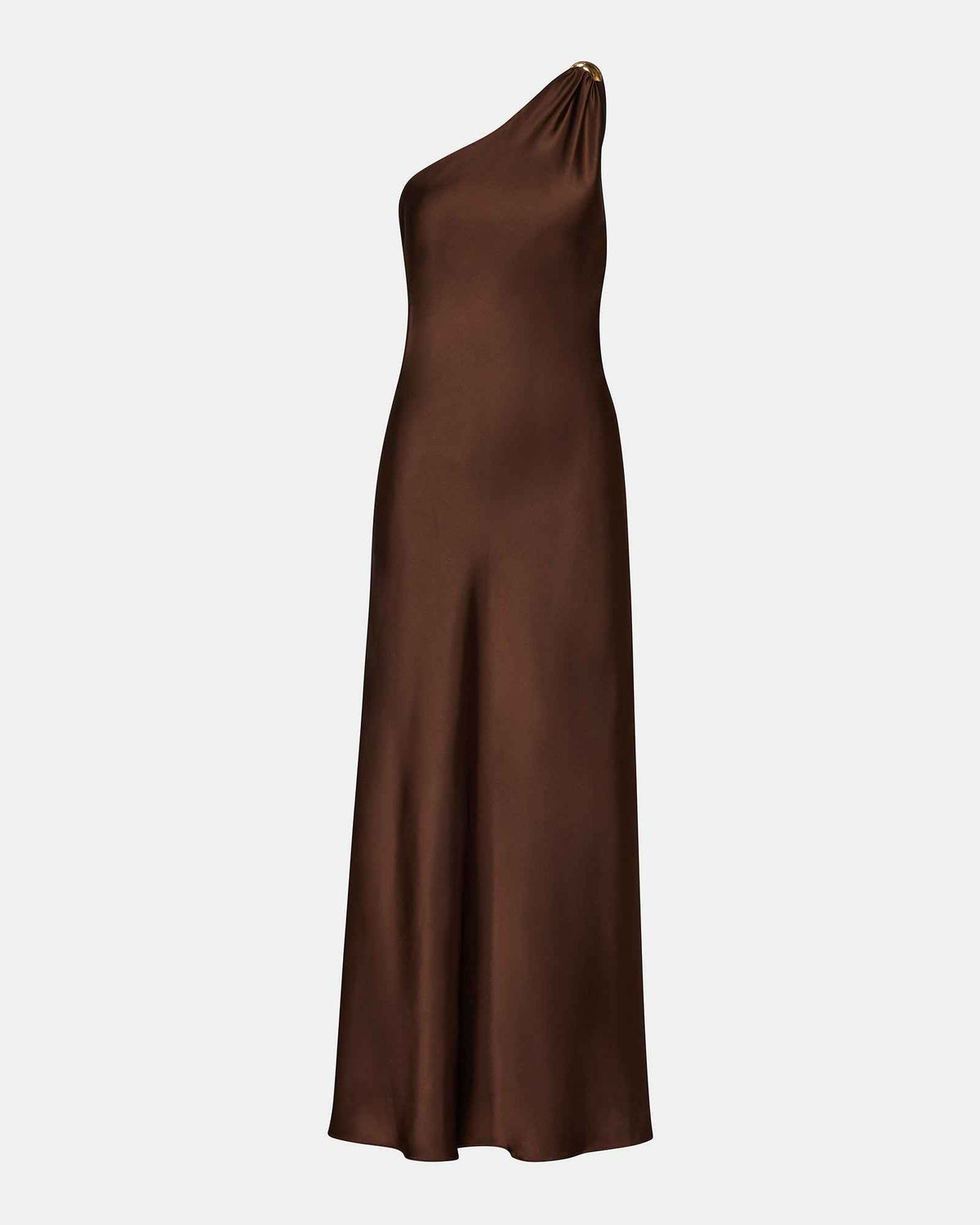 AURORAH DRESS SHAVED CHOCOLATE