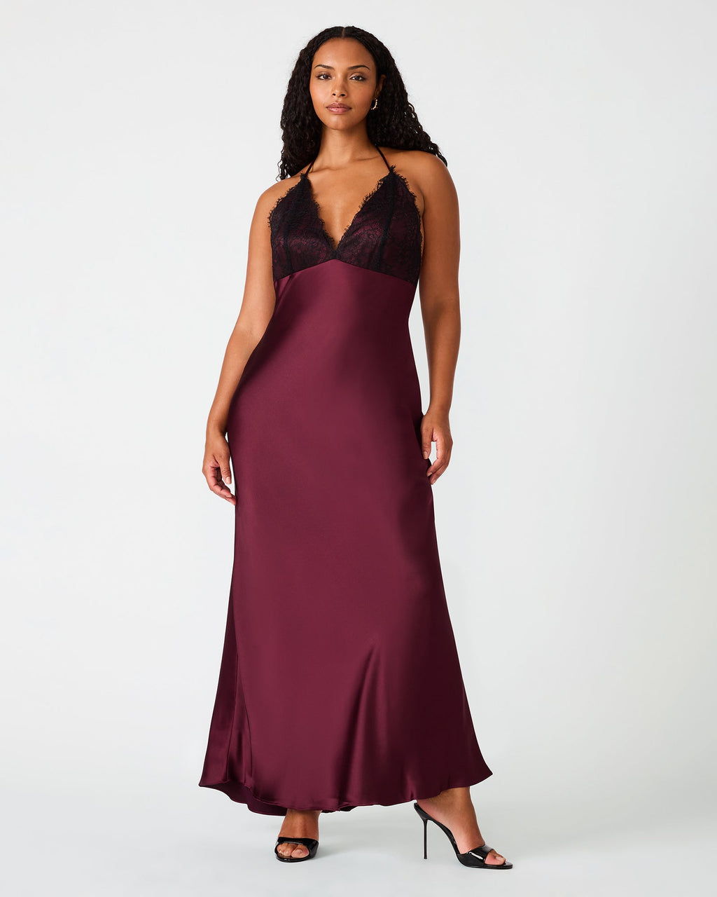 PHIA DRESS DEEP FIG  Famous | Online Store
