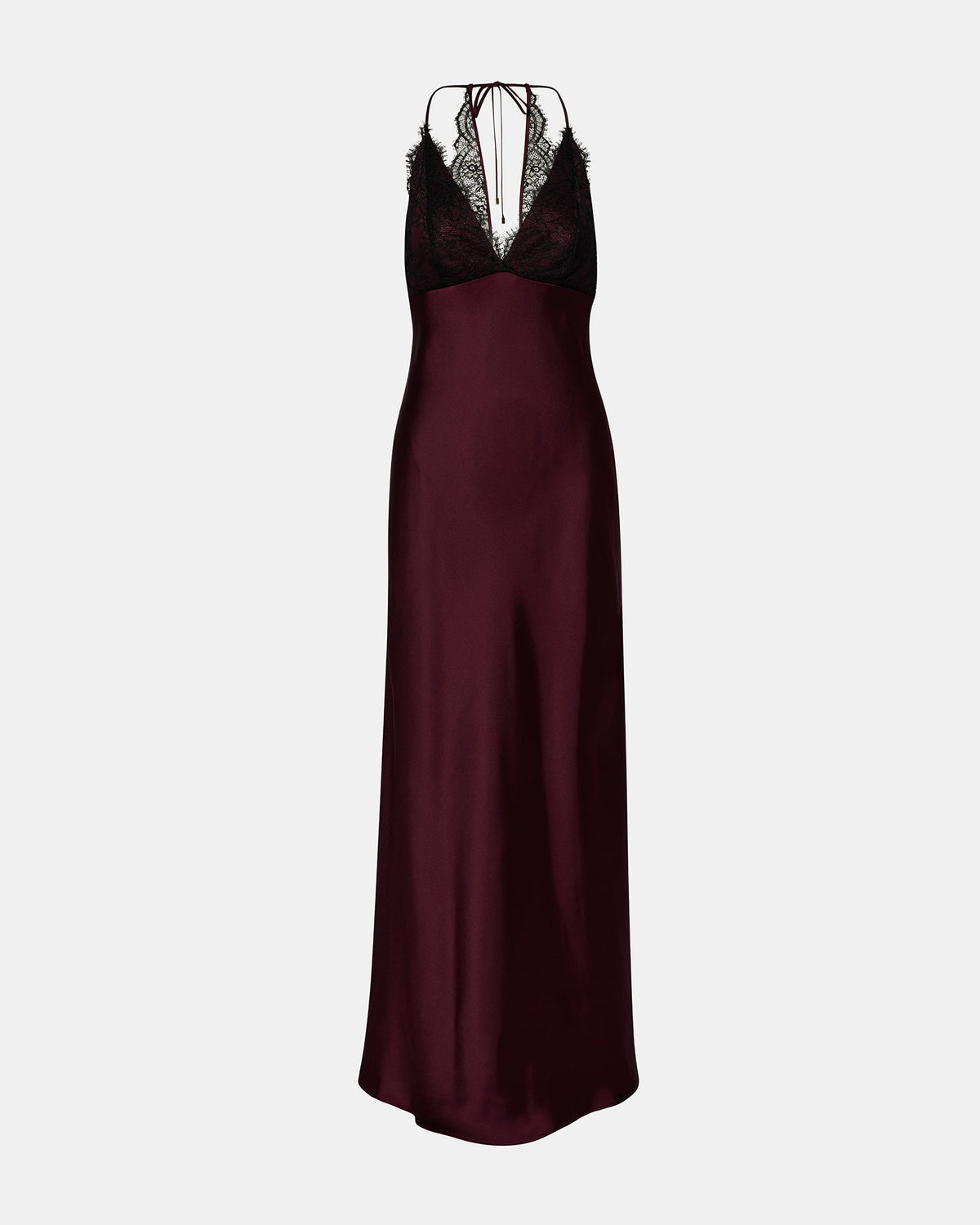 PHIA DRESS DEEP FIG  Famous | Online Store
