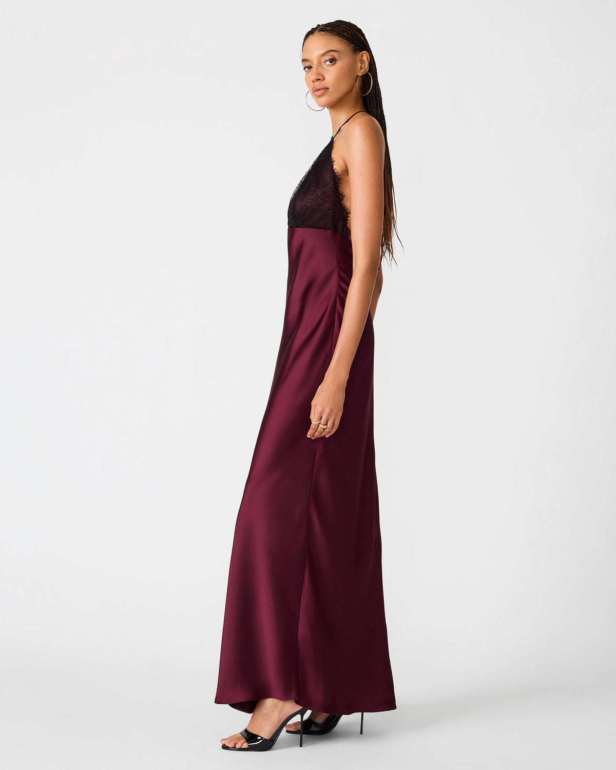 PHIA DRESS DEEP FIG  Famous | Online Store