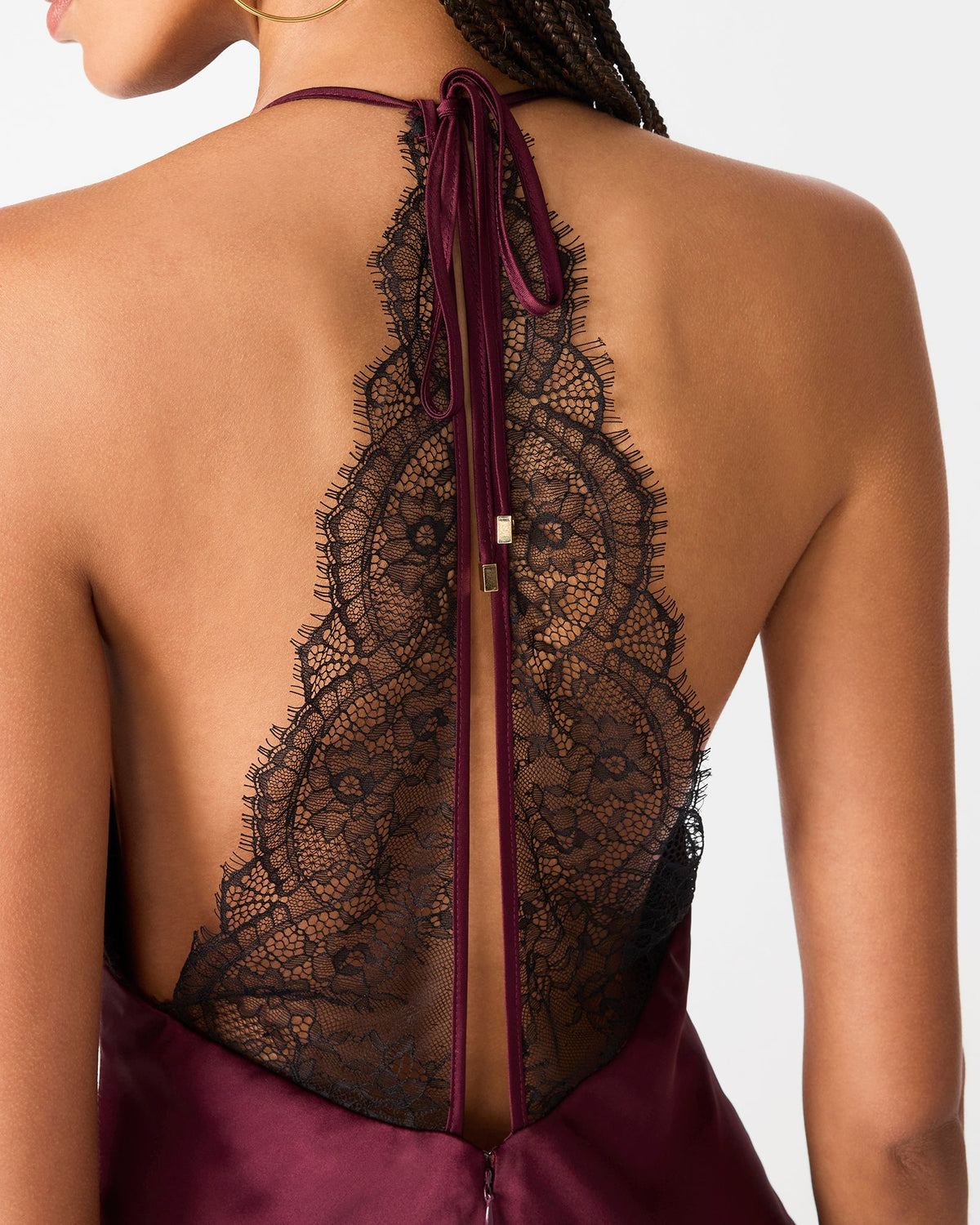 PHIA DRESS DEEP FIG  Famous | Online Store