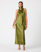 JAIDEN DRESS OLIVE HEATHER  Famous | Online Store